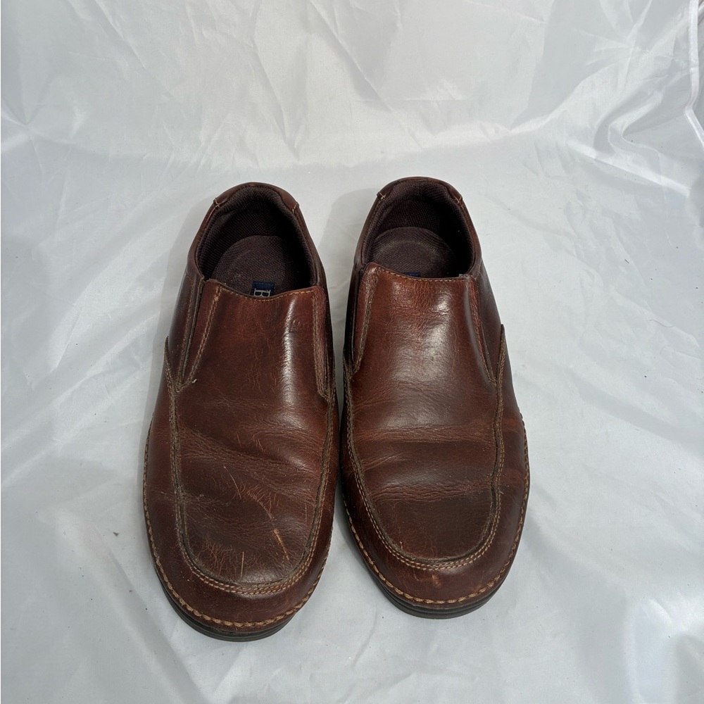 Bass Men's Dark Brown Leather Loafers